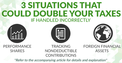 3 situations that can double taxes if handled incorrectly