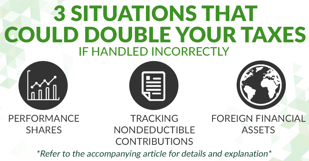 3 situations that can double taxes if handled incorrectly