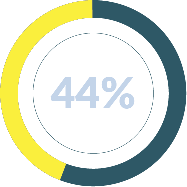 Yellow 44% Chart